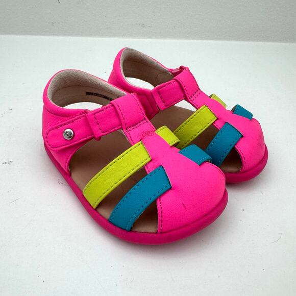 UGG White Kolding Sandals Toddler Baby Girl size 4/5